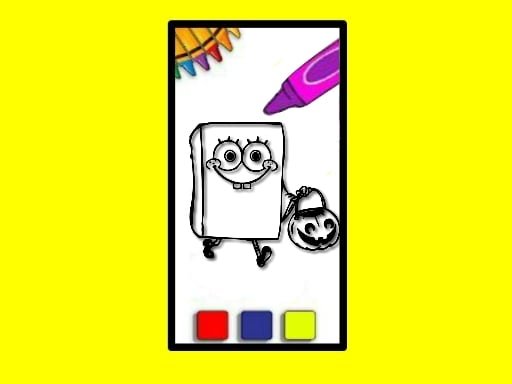 Play: Spobgebob Halloween Coloring Book Img