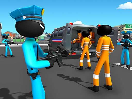 Play: Us Police Stickman Criminal Plane Transporter Game Img